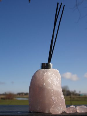 rozenkwarts diffuser edelsteen