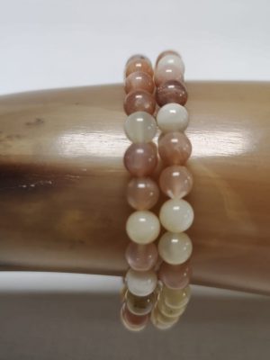 maansteen armband stretch