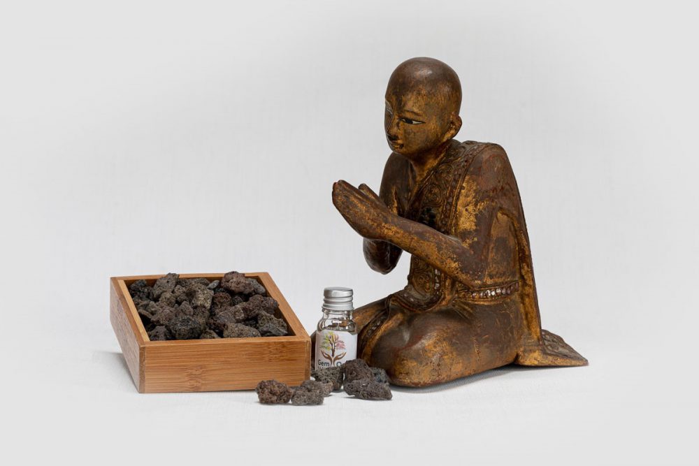 diffuser bamboe met lavasteen